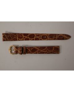 RAYMOND WEIL Bracelet pour montre croco marron 12 mm