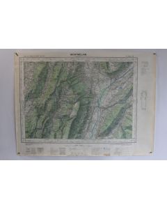 Ancienne Carte IGN Montmélian 1/50000 type 1922