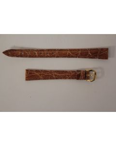 RAYMOND WEIL Bracelet pour montre croco marron 11 mm