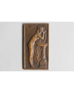 Médaille Daniel Dupuis La source Femme Art nouveau