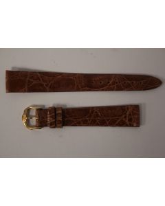 RAYMOND WEIL Bracelet pour montre croco marron 15 mm