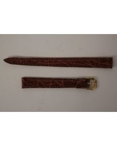 RAYMOND WEIL Bracelet pour montre croco marron 10 mm