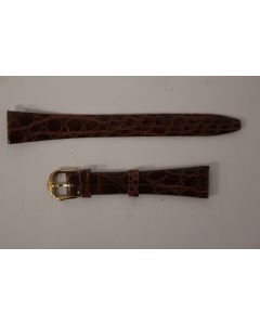 RAYMOND WEIL Bracelet pour montre croco marron 15 mm