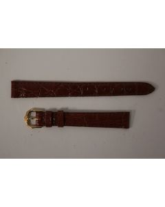 RAYMOND WEIL Bracelet pour montre croco marron 12 mm