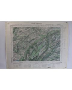 Ancienne Carte IGN Annecy - Bonneville 1/50000 type 1922