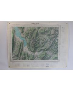 Ancienne Carte IGN Annecy - Ugine 1/50000 type 1922
