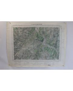 Ancienne Carte IGN St Jean de Maurienne 1/50000 type 1922