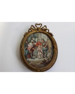 Peinture miniature XVIIIe siècle histoire de France