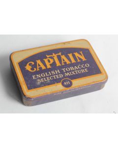 Boîte à tabac tôle Captain English Tobacco