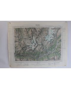Ancienne Carte IGN Modane 1/50000 type 1922