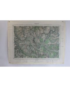 Ancienne Carte IGN Névache 1/50000 type 1922