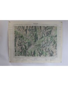 Ancienne Carte IGN Briançon 1/50000 type 1922