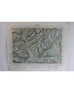 Ancienne Carte IGN Guillestre 1/50000 type 1922
