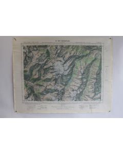Ancienne Carte IGN Ste Foy - Tarentaise 1/50000 type 1922