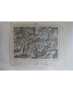 Ancienne Carte IGN Tignes 1/50000 type 1922