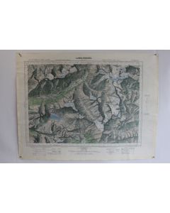 Ancienne Carte IGN Lanslebourg 1/50000 type 1922