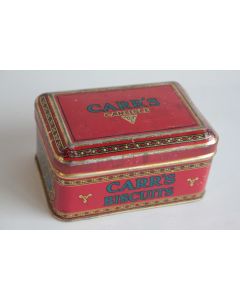 Boîte à biscuits tôle lithographiée carr's carlisle biscuits