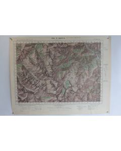Ancienne Carte IGN Col St Martin 1/50000 type 1922