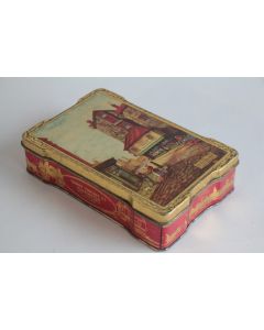 Boîte à biscuits tôle lithographiée Harry Vencent Hunnington
