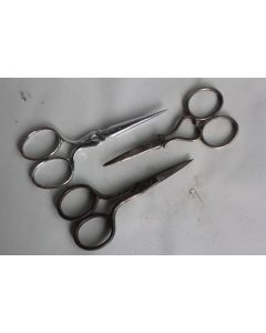 Anciennes paires de ciseaux acier Broderie Couture