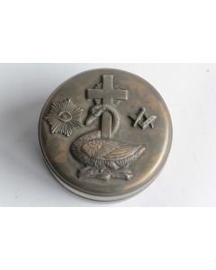 Boite ronde Franc-maçon