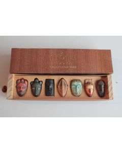 Coffret 7 fèves Lenôtre Collection 2002 Masques africains