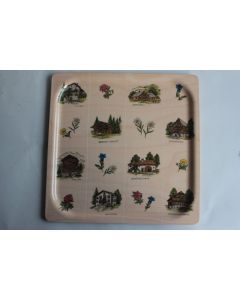 Plateau vintage mélamine Suisse Platex