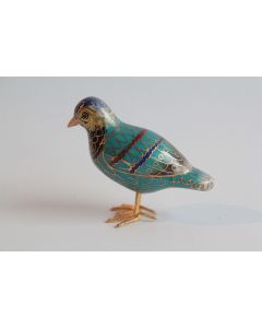 Petit oiseau émaux cloisonnés Chine