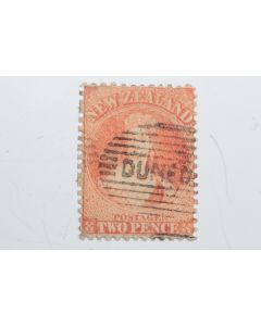 Timbre Colonie anglaise nouvelle Zelande Victoria two pence 1873