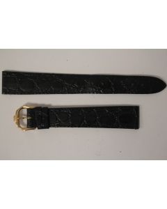 RAYMOND WEIL Bracelet pour montre croco noir 17 mm