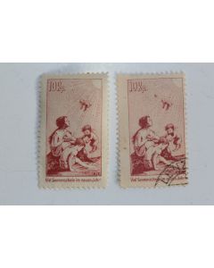 Timbres Suisse Pro Juventute précurseurs I allemand 1912