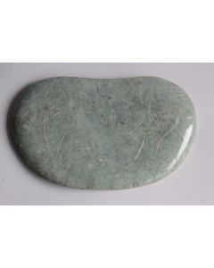 Ancienne plaque jadéite sculptée Chine