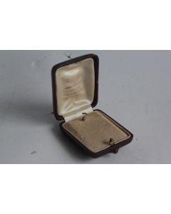 Écrin pour bijoux cuir XIXe siècle F. Grillet Genève