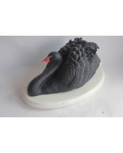Cygne noir porcelaine biscuit Franklin Mint