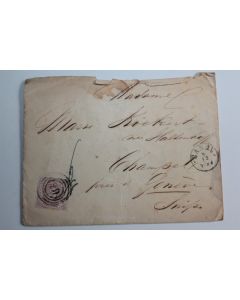 Enveloppe Allemagne tour et taxis ancien état 5s 1866
