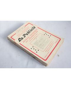Journal technique des annonceurs La Publicité 1909 complet