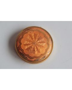 Boite à pilules émail guilloché Artès