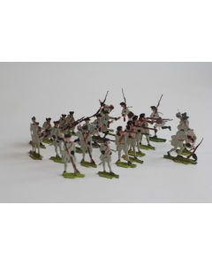 Soldats plats d'étain OKI 435 Grenadiers autrichiens 1760