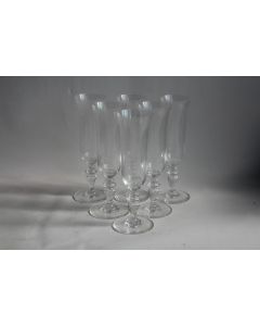 BACCARAT 6 Flûtes à champagne cristal Vence