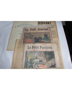 Lot journaux ancien du 8 octobre 1911