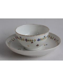 Tasse Bol à thé porcelaine Nyon Suisse XVIIIe siècle