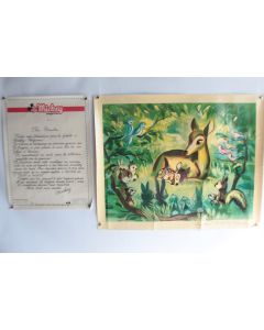 Affiche film Bambi Walt Disney Mickey Magazine