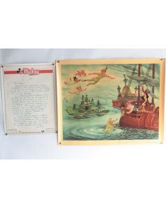 Affiche film Peter Pan Walt Disney Mickey Magazine
