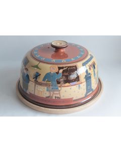 Cloche à fromage Poterie d'art Folklore Suisse Art populaire