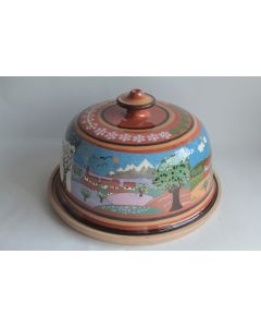 Cloche à fromage Poterie d'art Folklore Suisse Art populaire