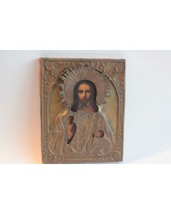 Icône orthodoxe Russe Le Christ Pantocrator XIXe siècle