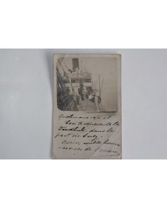 CPA Afrique bateau Windhook dans port de Suez 1908