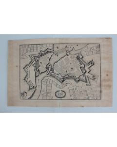Gravure Carte de Genève Kaspar MERIAN (1627-1686)