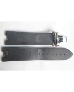 Bracelet montre ENIGMA by Gianni Bulgari silicone noir 24 mm + Boucle