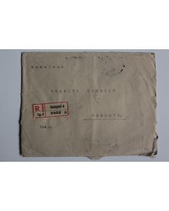 Enveloppe Hongrie Budapest recommandée 1928